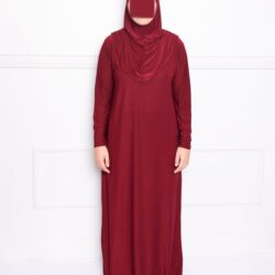 robe de prière tenue de prière ensemble de prière rouge